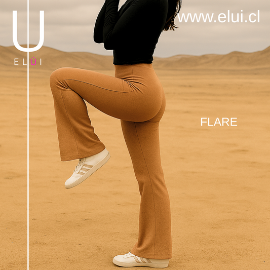 Flare Algodón Soft Camel
